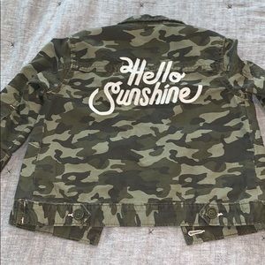 Girls camo jacket